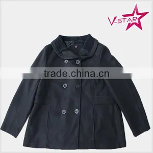 Lady's Custom Fake Wool Jacket Women Over Coat Wholesale thumbnail-1