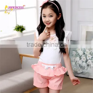 Cheap 2017 Morden Design Girl 's Two Piece Dress Set Sport Dress for Children thumbnail-4