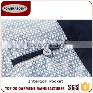 Hot Sale Oem Men Fashion Checked 2 Button Suits Jacket Blazer Suit For Men thumbnail-6