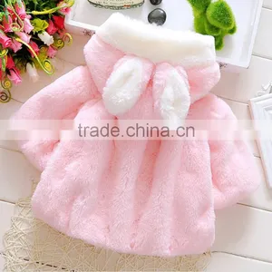 Zm40648b Wholesale Baby Girls Coat Fancy Warm Children Jackets thumbnail-3