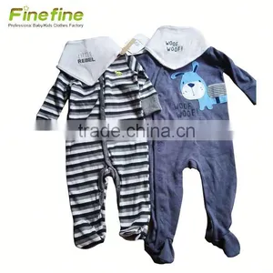 Stylish Floral Design Lovely Baby Rompers Set Blank thumbnail-2