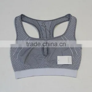 2014 New Style Breathable and Light Seamless Knitting Seamless Sports Bra thumbnail-1