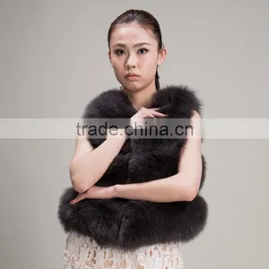 Myfur 2016 New Fashion Sleeveless Outerwear Lady Winter Real Fox Fur Vest Women thumbnail-1