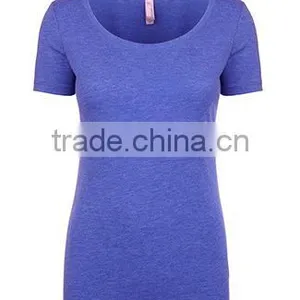 Next Level Apparel Ladies' Tri-Blend Scoop Tee - Made From Pre-shrunk 50% Polyester, 25% Cotton and 25% Rayon. thumbnail-6