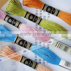 100% Similar DMC 447 Cotton Thread Embroidery Floss Cross Stitch thumbnail-3