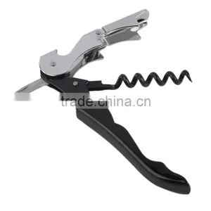 3PCS Wine Vacuum Saver Bottle Stopper Corkscrew Opener Liquor Pourer Tool Set thumbnail-3