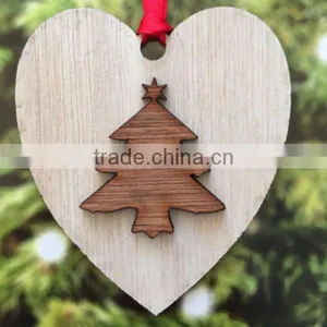 Best Selling Designer Decorative Heart Tree Layer Decorations Wood Crafts thumbnail-1