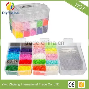 Hama Fuse Perler Bead Kit Fashion Three Layers Can Remove 30 Plastic Storage Grid thumbnail-2