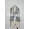 Faux Fur Vest, Fake Fur Vest, Artificial Fur Vest AR-8015 thumbnail-1