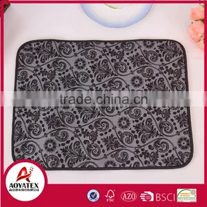 Competitive Factory Price Microfiber Kitchen Dish Drying Mat, Good Quality Printed Drying Mat thumbnail-2