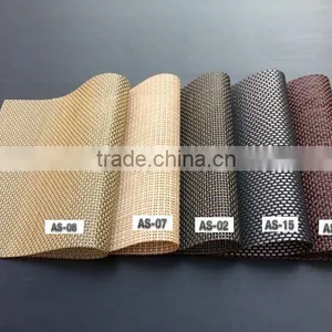 Non-slip PVC Heat Insulation Stain-resistant Woven Mesh Restaurant Placemats thumbnail-5
