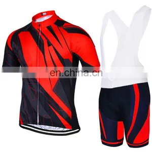 New Fashion Riding Jersey Cycling Bib Shorts Printed Bicycle Sportswear Bike Bib Shorts 3D Coolmax Padded thumbnail-6