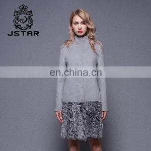 Custom Design Long Cashmere Women 100% Wool Coats Double-Sided Coat thumbnail-3