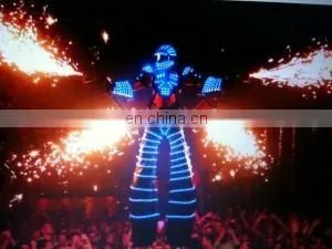 Hot Sale LED Robot Costume Funk Dancing Performance Wear thumbnail-1
