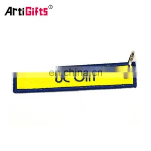 Wholesale New Produce Custom Short Lanyard Embroidered Patterns Wedding Gift Keychain thumbnail-1