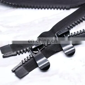 Wholesale Price Plastic Material and Eco-Friendly Feature Black Zipper thumbnail-2
