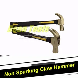 Non Sparking Beryllium Bronze Brass Nail Puller Hammer Claw Type thumbnail-1