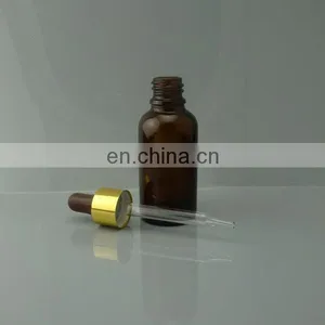 30ml Amber Glass Essential Oil Bottles With Aluminum Dropper thumbnail-3