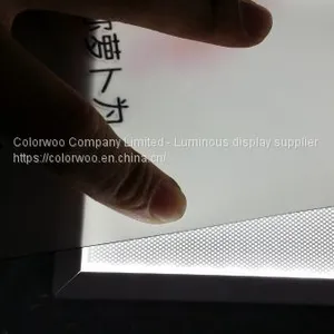 Colorwoo Led Light Panel LGP Shoppe Acrylic Display Rack Luminous Lighting Shelf Custom Size,good Detail thumbnail-2