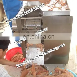 Super Capacity Industrial Fish 1.5t H Meat And Bone Separating Machine For Fish | Fish Debone Machine thumbnail-1