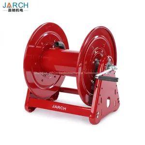 1000psi 200ft. Heavy Duty Hand Crank Garden Hose Reels Steel Cable Drums thumbnail-1