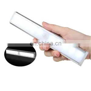 10 LED Night Light 4*AAA Battery Pir Sensor Cabinet Light for Night thumbnail-2