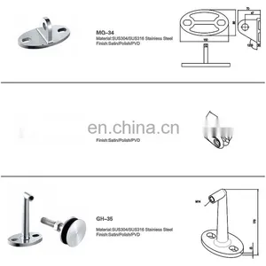 Wholesale Durable Glass Canopy Hardware Awning With Stainless Steel SUS304 316 Satin Polish PVD Finish thumbnail-3