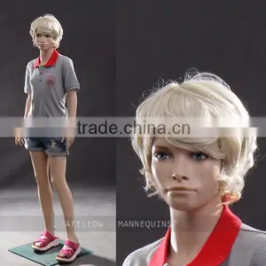 Fiberglass Children Mannequin Realist Girls Model Dummy Manikin SK03 thumbnail-1