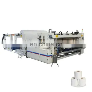 Full Automatic Rewinding and Punching Toilet Paper Machine thumbnail-1