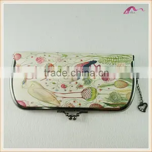 Wholesale Fashion Brand Folding Genuine Women Leather Wallet For Lady thumbnail-2