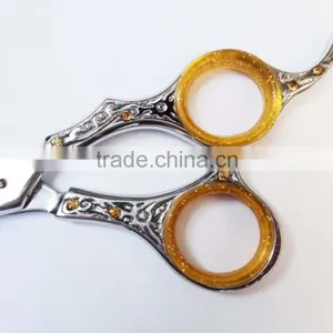 New Professional Barber Razor Scissor / Shear - Hair Cutting Scissor / Shear (Orange Beauty) thumbnail-2
