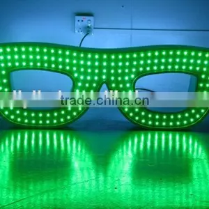 Outdoor Led Screen CE & RoHS 128x32x10cm 50W Two Sides Advertising Led Glasses Screen thumbnail-1