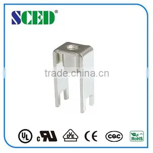 50A PCB Terminal Brass With Screw M3 AO-10-4J-N1 5*8mm Center Space thumbnail-1