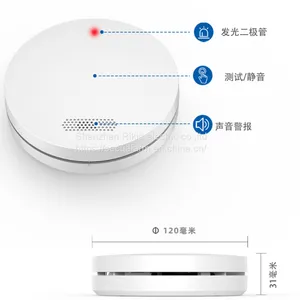 CE Certified Graffiti Smart, WiFi Fire Smoke Alarm, Home Wireless Smoke Detector, Audible and Visual Alarm Sensor/alarm(wechat:13510231336) thumbnail-1