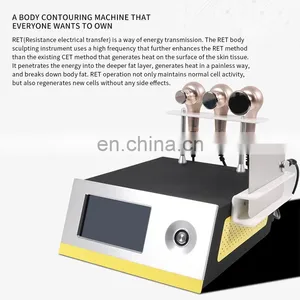 RF RET Therapy Body Slimming Machine для формирования фигуры, снижения веса, подтяжки кожи, дренажа лимфы и резистивного электрического переноса thumbnail-2