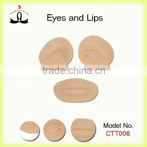 Natural Rubber Tattoo Practice Synthetic Skin For Eyes & Lips thumbnail-1