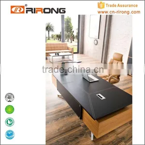 Individual Leather Customized Wood Grain Office Desk thumbnail-5