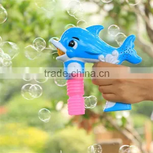 Happy Winter Toys True Color Spray Paint Music Bubble Gun for Kids thumbnail-4