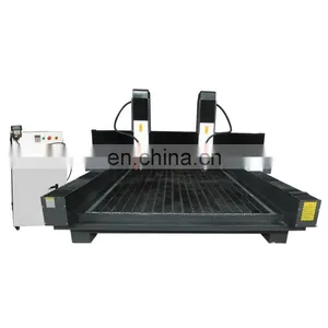 Double Heads 3D Stone Marble Professional Carving CNC Machinery Processing Granite Marble Tombstone Stone Engraving Carving thumbnail-1