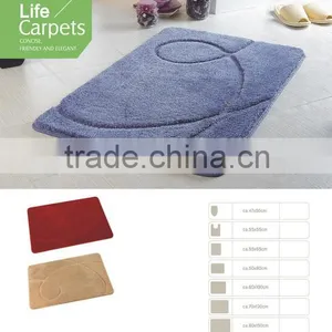 Hot Selling Solid Color Chenille Microfiber Jacquard Bath Mat thumbnail-1