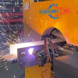Wholesale High Productivity Comprehensive 3D H Beam Steel Profile Laser Cutting Machine thumbnail-2