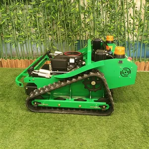 Remote Control Tank Lawnmower for Sale Wireless Radio Control Mower for Sale Radio Controlled Lawn Mower Robot for Sale thumbnail-3