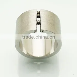 Latest Fashion Gold Plated Cheap Wholesale Men Stainless Steel Ring thumbnail-1