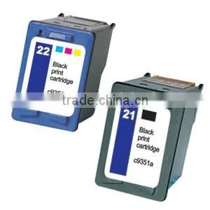 Compatible Remanufactured Ink Cartridges for HP21 Hp22 thumbnail-1