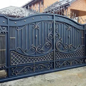 Decorative Metal Fencing | Wrought Iron Garden Fence and House Main Gate thumbnail-2