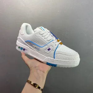 Louis Vuitton LV Louis Vuitton Board Shoes New LV Trainer Latest Color Sneakers Basketball Shoe Style Sneakers thumbnail-2
