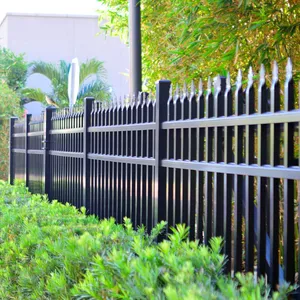 Zinkstahl-Geländer, Baustelle, kommunale Außenanlagen, Garten, Gemeinde, Villa-Zäune, Geländer, Isolationszaun, Zink thumbnail-1