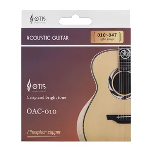China Factory Phosphor Bronze Coated Acoustic Guitar Strings Set OAC-010 thumbnail-1