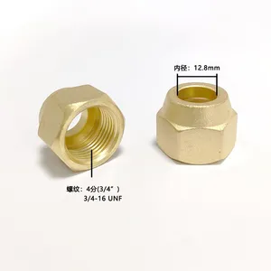 Brass Fittings, Copper Nuts， Adopting C37710 thumbnail-4