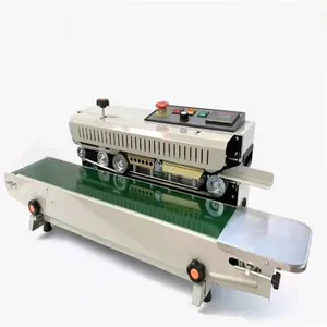 Huanyu Fr-1100c Continuous pe Bag Sealing Machine, Food Plastic Bag Heat Sealing Machine thumbnail-5